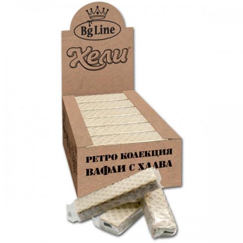 ВАФЛИ С ХАЛВОЙ В БЕЛОЙ ГЛАЗУРИ 65 Г ХЕЛИ 